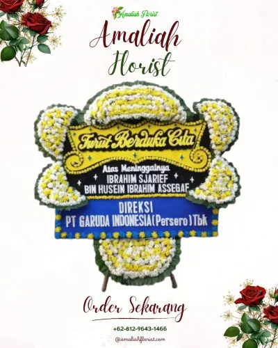 Papan Bunga Duka di Sambinae
