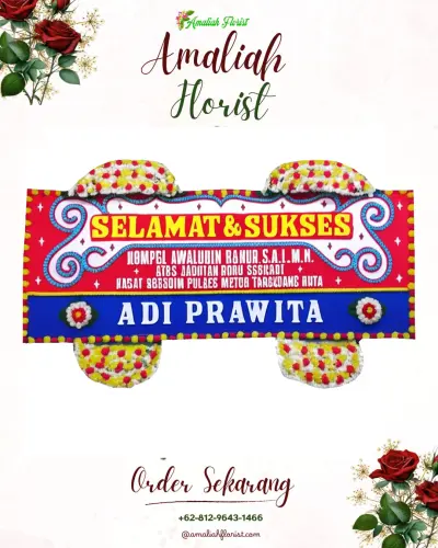 Karangan Bunga Ucapan Selamat di Sambinae